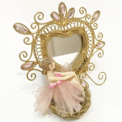 Fairy in nest mirror frame