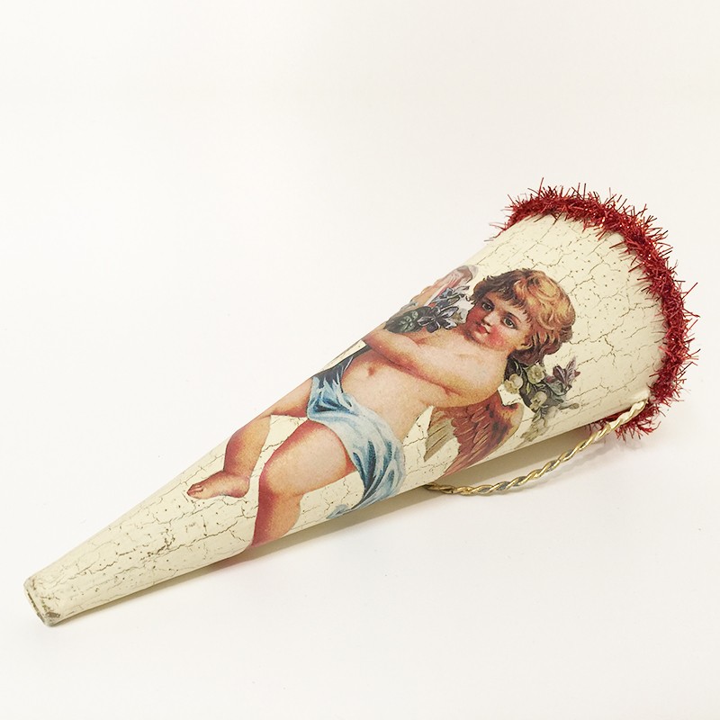 Cherub cone orn haut rouge