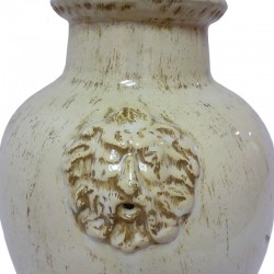 Vase Droit tête de lion